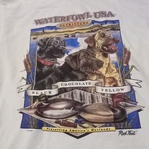 Retrievers Y2k Vintage Red Tail Tee